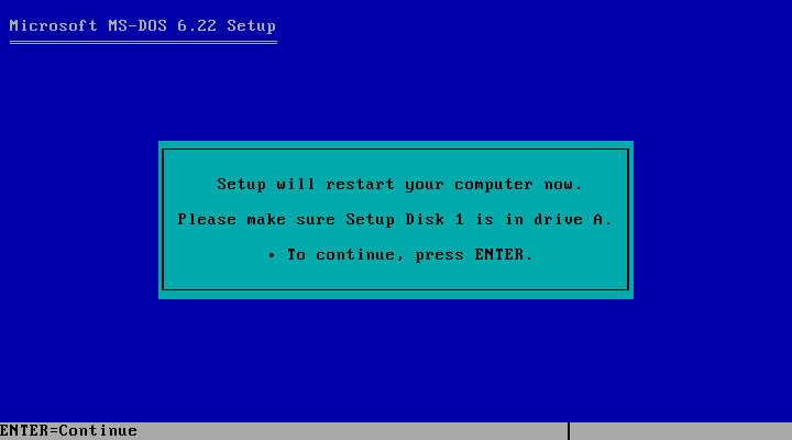 installazione MSDOS