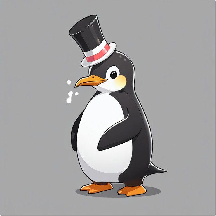 penguin_con_il_cappello